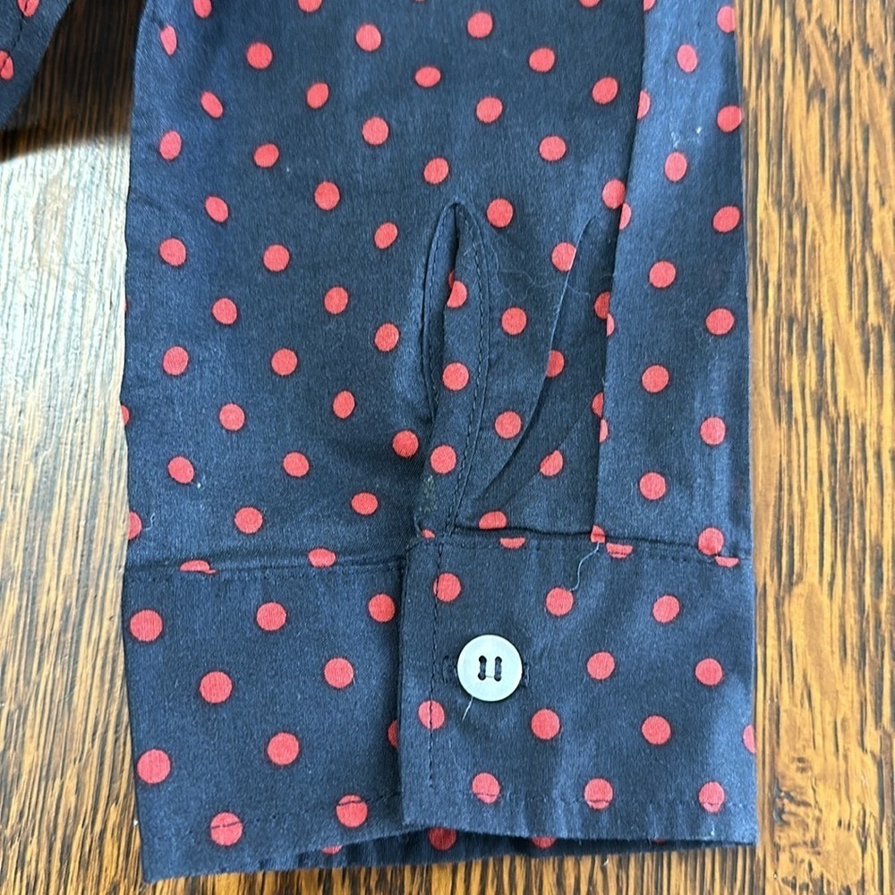 A Shirt Thing Polka Dot Long Sleeve Top - Picture 5 of 9